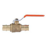 SharkBite UAB22463LFA Ball Valve, 1 in Connection, Barb, 160 psi Pressure, Brass Body